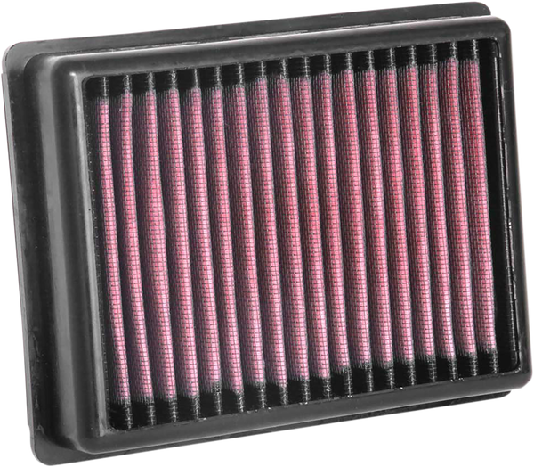 High-flow Air Filter Black, Red, 2, nordicamoto.ro