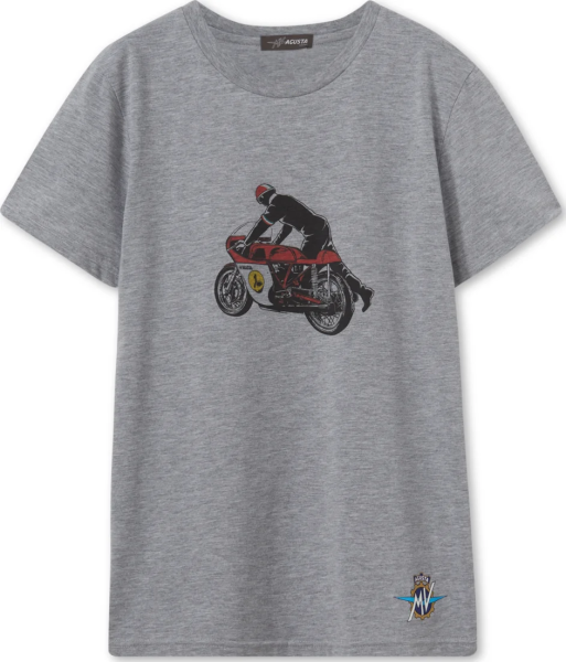 REPARTO CORSE VINTAGE RIDER PÓLÓ, SZÜRKE, 1, nordicamoto.ro