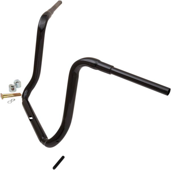 1-1/2(r) Grande Traditional Ape Hanger Handlebar Black, 2, nordicamoto.ro