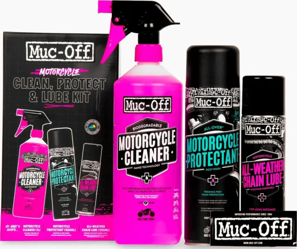 Muc-Off motorkerékpár-tisztító és kenő készlet, 1, nordicamoto.ro