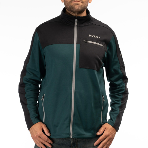 Geaca Snowmobil Klim Glacier Mid Layer Cabernet - Black, 26, nordicamoto.ro