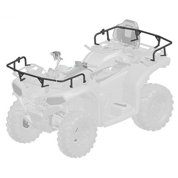 CFMOTO CFORCE 400 / 450 S ATV ELSŐ CSOMAGTARTÓ-KIBŐVÍTŐ – FEKETE, 5, nordicamoto.ro