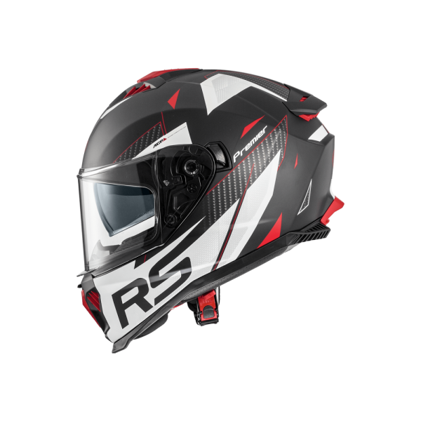 Casca Premier Typhoon RS 2BM bukósisak, piros/fehér/fekete, XS, 2, nordicamoto.ro