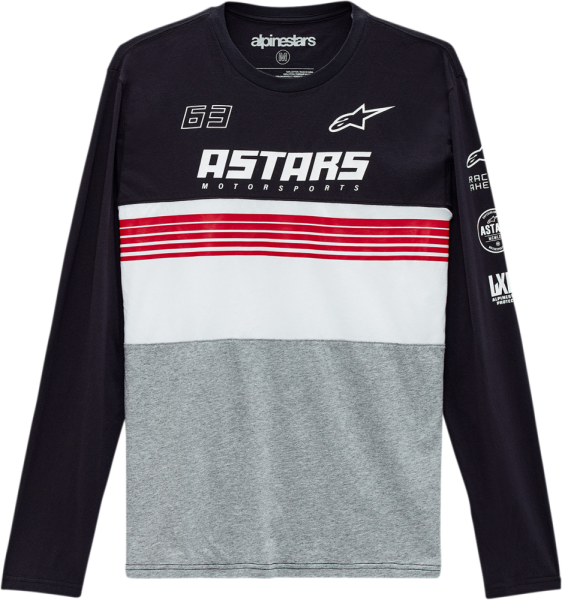 Tee Turbo L-s Bk-gyhGray  XL, 1, nordicamoto.ro