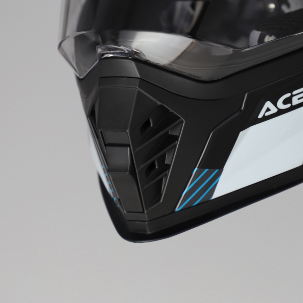 Acerbis Rider teljes arcú gyermek sisak, fekete/fluoreszkáló sárga, M-es méret, 3, nordicamoto.ro