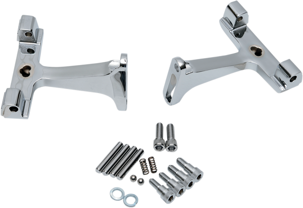 Passenger Floorboard Mounts For Dressers Silver, 1, nordicamoto.ro