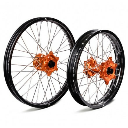 KTM 18–23 X-Grip első–hátsó kerékszett, ezüst, 2, nordicamoto.ro