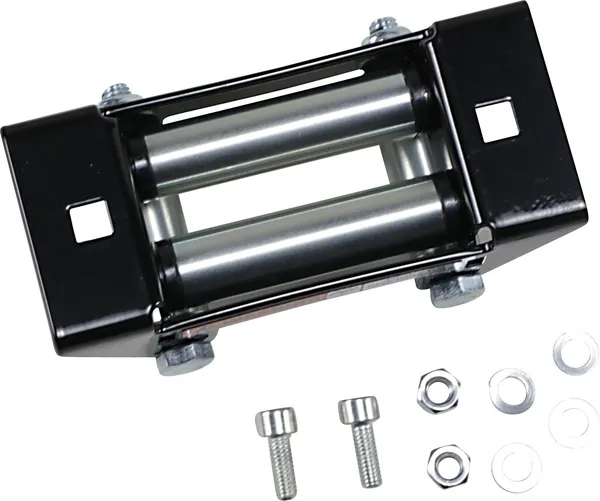 Aggro Winch Roller Fairlead Black, Silver, 1, nordicamoto.ro
