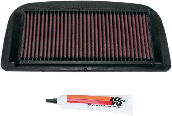 High-flow Air Filter Black, Red, 1, nordicamoto.ro