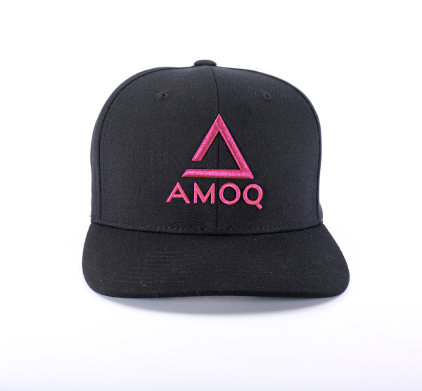 AMOQ Original Snapback Cap Black/Pink, 1, nordicamoto.ro