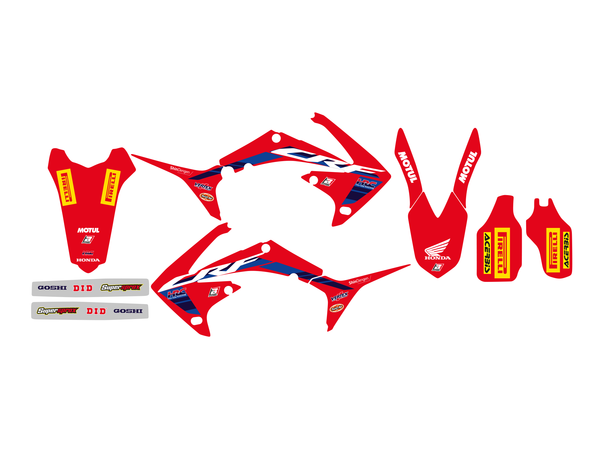 Blackbird Racing Replica Team Honda Hrc 2022 Graphics Kit Red, 1, nordicamoto.ro