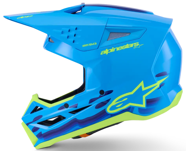 Alpinestars SM3 Force Blue L bukósisak, 6, nordicamoto.ro