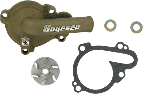 Supercooler Water Pump Cover And Impeller Kit Magnesium, Powder-coated, 1, nordicamoto.ro