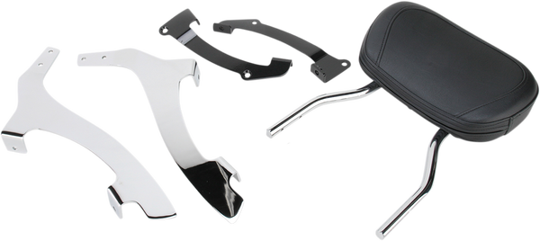 Round Sissy Bar Kit Chrome, 1, nordicamoto.ro