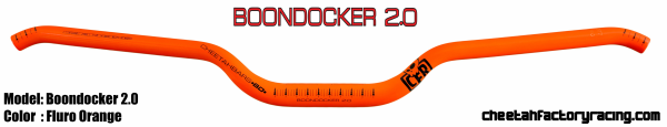 CFR Boondocker kormány 2.0, fluoreszkáló narancs, 1, nordicamoto.ro
