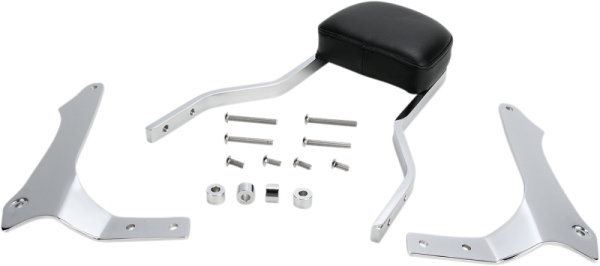 Square Sissy Bar Kit Chrome, 1, nordicamoto.ro