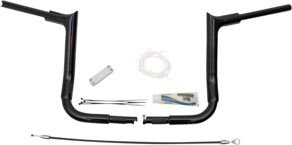 1-1/2(r) Ez Install Pointed Top Handlebar Kit Black, 3, nordicamoto.ro