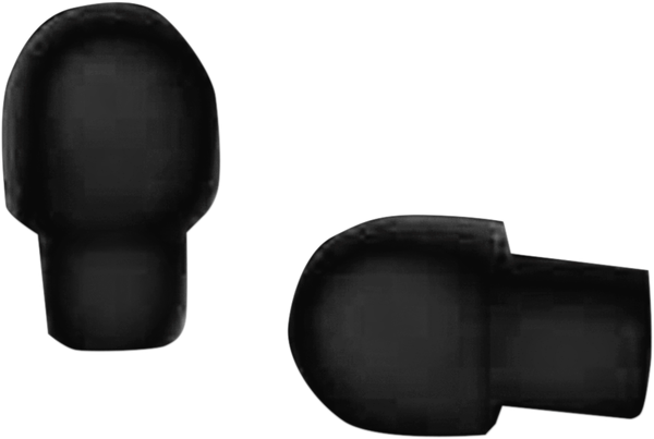 Clip-on Bar Plugs Black, 1, nordicamoto.ro