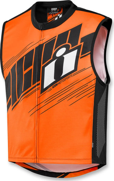 Vesta Textil Icon Mil Spec 2™ Black/Fluorescent Orange/White S/M, 1, nordicamoto.ro
