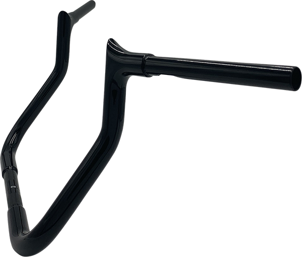 1-1/4(r) Ez Install Pointed Top Handlebar Black, 5, nordicamoto.ro