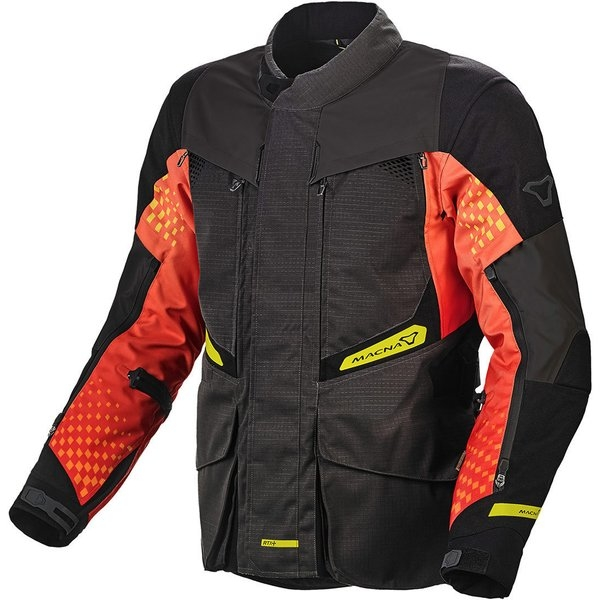 Geaca textil impermeabila touring/adventure Macna Fusor Negru / Gri XL, 7, nordicamoto.ro