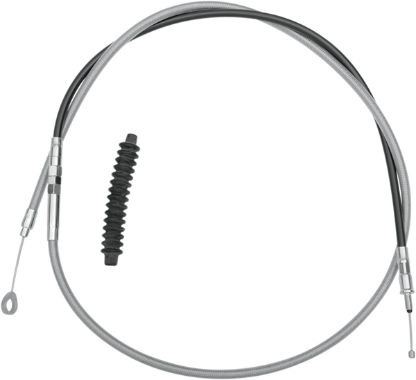 High-efficiency Braided Stainless Steel Clutch Cable Silver +254 mm (10''), 1, nordicamoto.ro