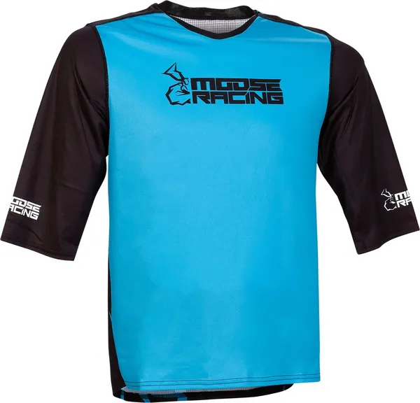 Tricou Moose Racing MTB 3/4 Blue/Black 3XL, 1, nordicamoto.ro