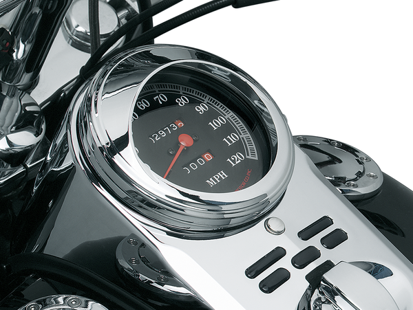Chrome Speedometer Visor Chrome, 1, nordicamoto.ro
