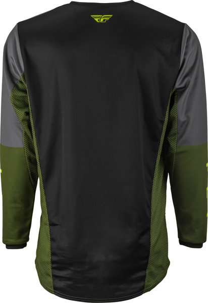Tricou MX Fly Kinetic Jet Negru/Olive/Fluo Galben L +, 2, nordicamoto.ro