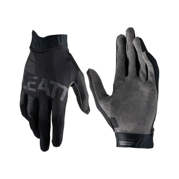 Leatt 1.5 Gripr Black S kesztyű, 1, nordicamoto.ro
