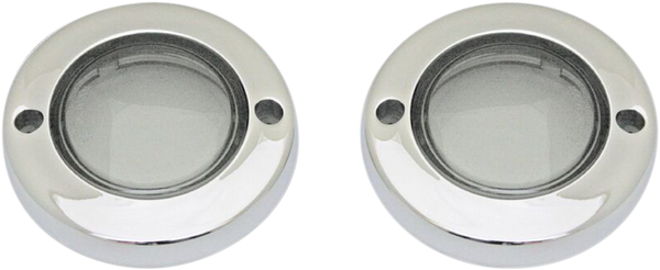 Probeam® Flat Bezel Turn Signal Adapters Chrome, 3, nordicamoto.ro
