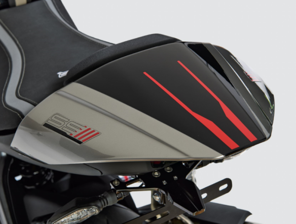 CFMOTO 450SR / 450SR-S hátsó ülésfedél – szürke / fekete, 8, nordicamoto.ro