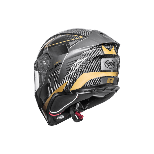 Casca Premier Hyper Carbon sisak, szürke/arany, 2XL, 6, nordicamoto.ro