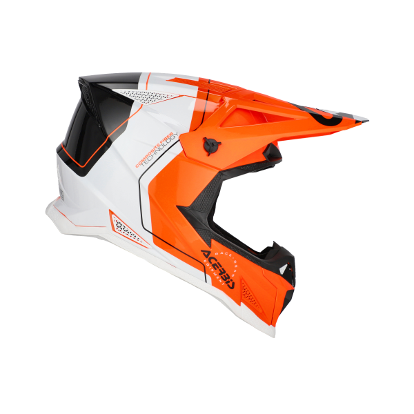 Acerbis T711 sisak, fluoreszkáló narancs/fekete, M-es méret, 12, nordicamoto.ro