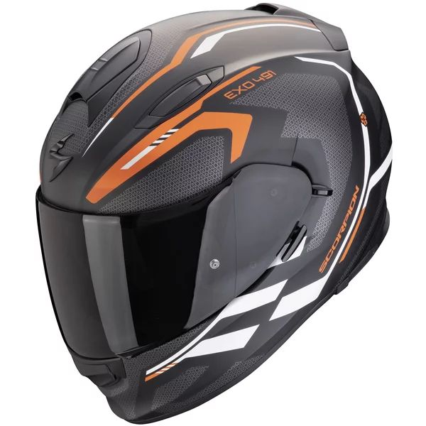 SCORPION EXO-491 KRIPTA teljes arcú sisak, fehér/fekete, XL, 8, nordicamoto.ro