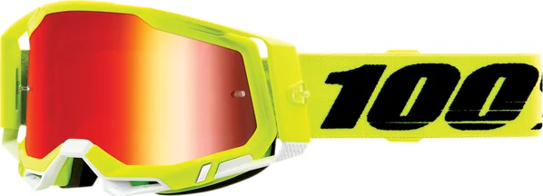 Ochelari 100% Racecraft 2 Yellow Red Mirror ONE SIZE, 2, nordicamoto.ro