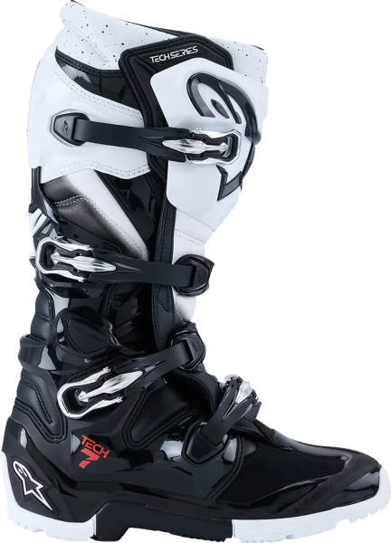 Alpinestars Tech 7 Enduro csizma, fekete/fehér, 45,5, 4, nordicamoto.ro