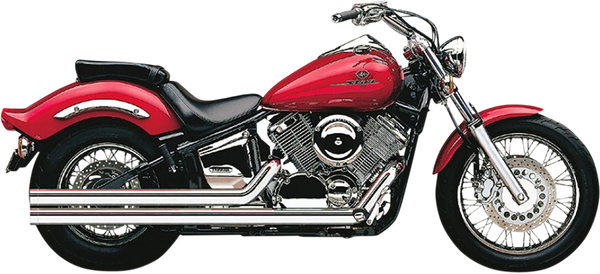Speedster Long Exhaust System Chrome, 1, nordicamoto.ro