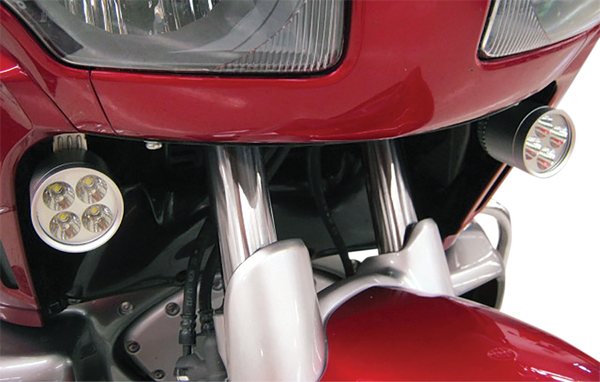 Fairing Mounted Led Driving Lights Silver, 1, nordicamoto.ro