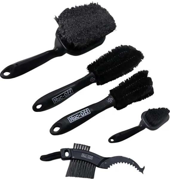 Muc-Off motorkerékpár-tisztító kefekészlet (5 darabos), 1, nordicamoto.ro