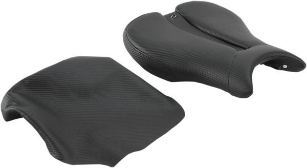 Gel-channel Track Carbon Fiber Sport Seat Black, 3, nordicamoto.ro
