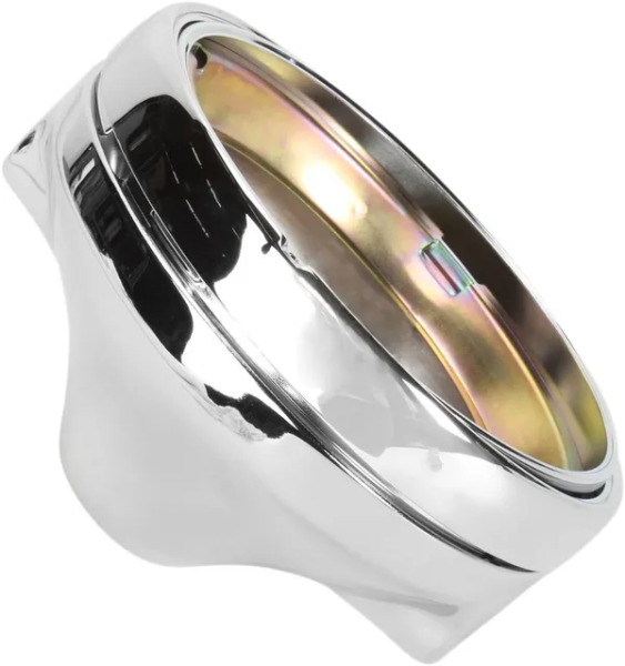 7(r) Side Mount Headlamp Shell Chrome, 3, nordicamoto.ro