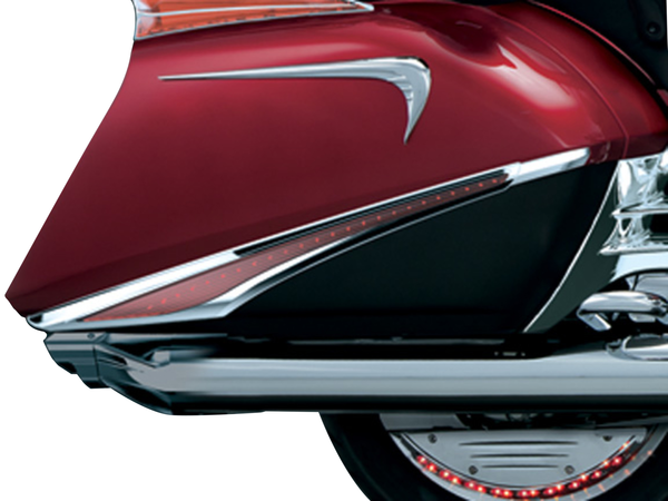 Led Saddlebag Accent Swoops Chrome, 2, nordicamoto.ro