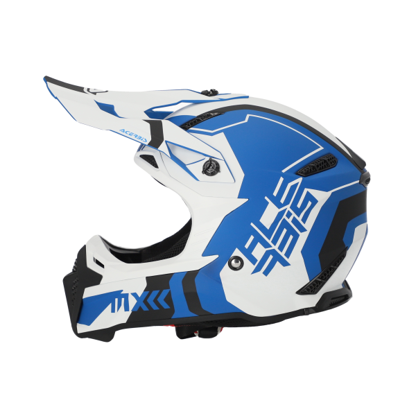 Casca Acerbis Profile 5 White/Blue, 3, nordicamoto.ro