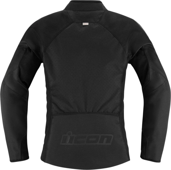 Icon Hooligan™ CE női textildzseki – fekete – XS, 9, nordicamoto.ro