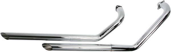 Classic Slashcut Exhaust System Chrome, 1, nordicamoto.ro