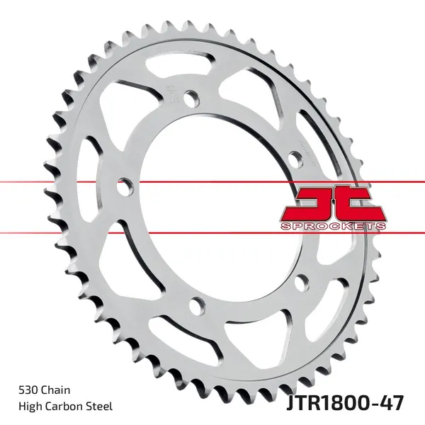 JT SPROCKETS hátsó lánckerék, természetes színű, 1, nordicamoto.ro