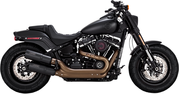 Hi-output Slip-on Mufflers Black, 2, nordicamoto.ro