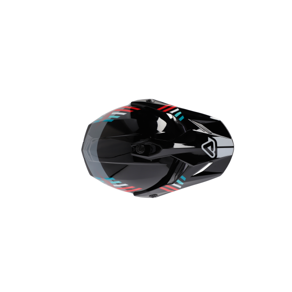 Acerbis Rider teljes arcú gyermek sisak, fekete/piros, 3, nordicamoto.ro