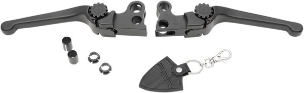 Anthem Adjustable Lever Set For Harley Models Silver, 2, nordicamoto.ro